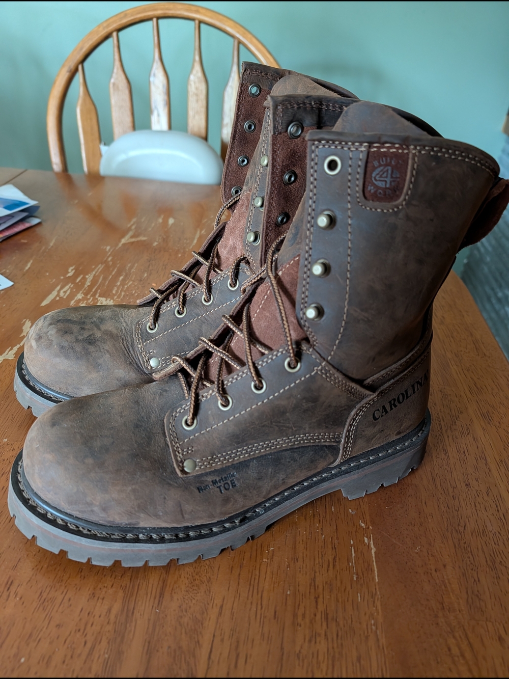 Men’s Brown Waterproof Work Boots - Steel Toe
